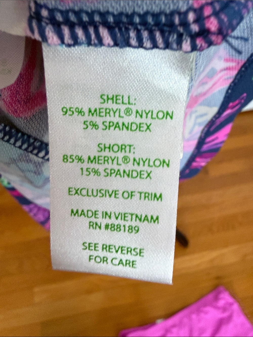 Lilly Pulitzer Navy Maxi Dress & Shorts with Pink & Turquoise Floral Print - Picture 9 of 9